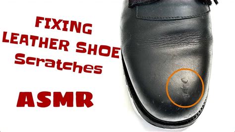 how to fix scratches in fake leather shoes|remove deep scratches in leather.